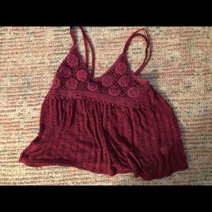 Crochet beach tank top